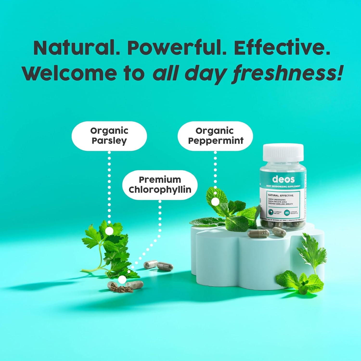 Internal Deodorant Capsules